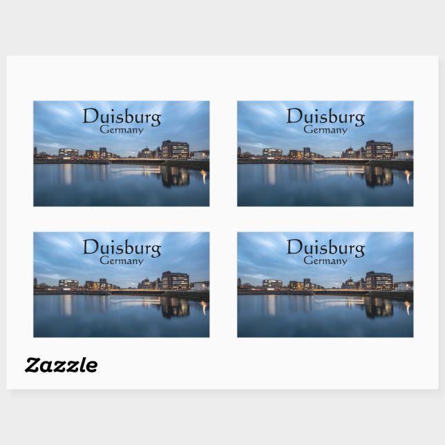 Duisburg Germany Rectangular Sticker (Sheet)