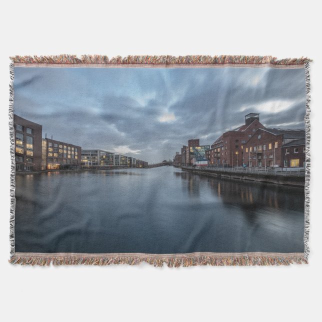 Duisburg Germany Throw Blanket (Front)