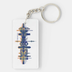 Duisburg Skyline Key Ring