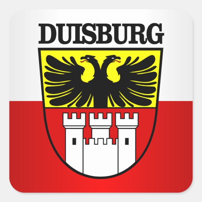 Duisburg Square Sticker (Front)