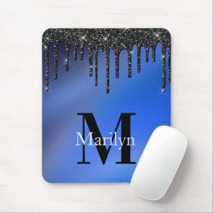 DUKE BLUE AND GLITTER MOUSE MAT