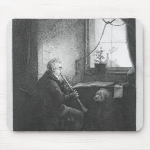 Duke Esterhazy Playing the Clarinet, 1809 Mouse Mat
