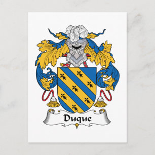 Duke Family Crest Postcard