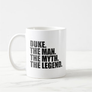 Duke name, Duke The Man The Myth The Legend Coffee Mug