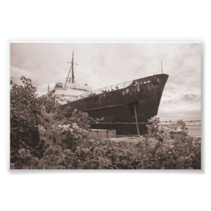 Duke of Lancaster Ship, Holywell, North Wales Photo Print