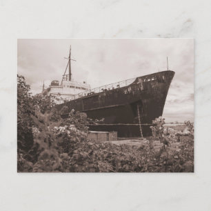 Duke of Lancaster Ship, Holywell, North Wales Postcard