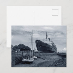 Duke of Lancaster Ship, Holywell, North Wales Postcard