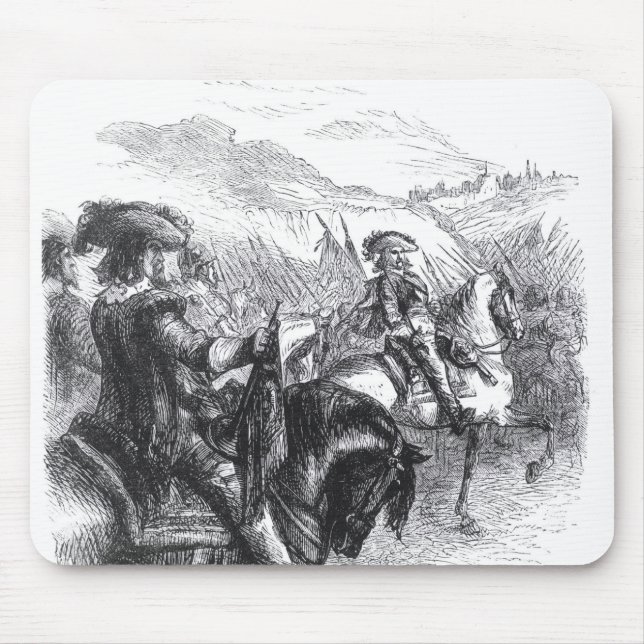 Duke of Monmouth  Advancing on Taunton Mouse Mat (Front)