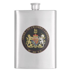 Duke of Sussex No. 48 Lodge Hip Flask