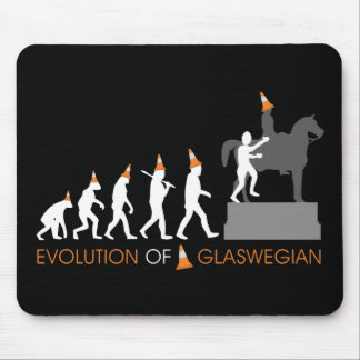 Duke of Wellington's Glasgow Traffic Cone Hat Mouse Mat