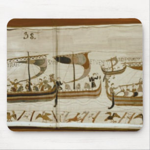 Duke William and his fleet cross Pevensey Mouse Mat