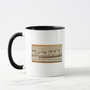 Duke William and his fleet cross the Channel Mug