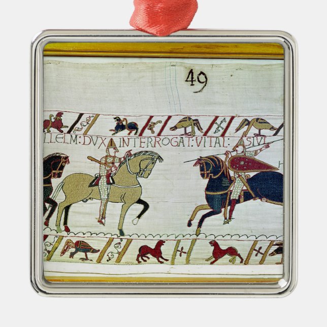 Duke William asks Vital Metal Tree Decoration (Front)