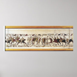 Duke William Exhorts his Troops Poster