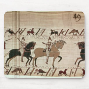 Duke William's knights arrive to do battle Mouse Mat