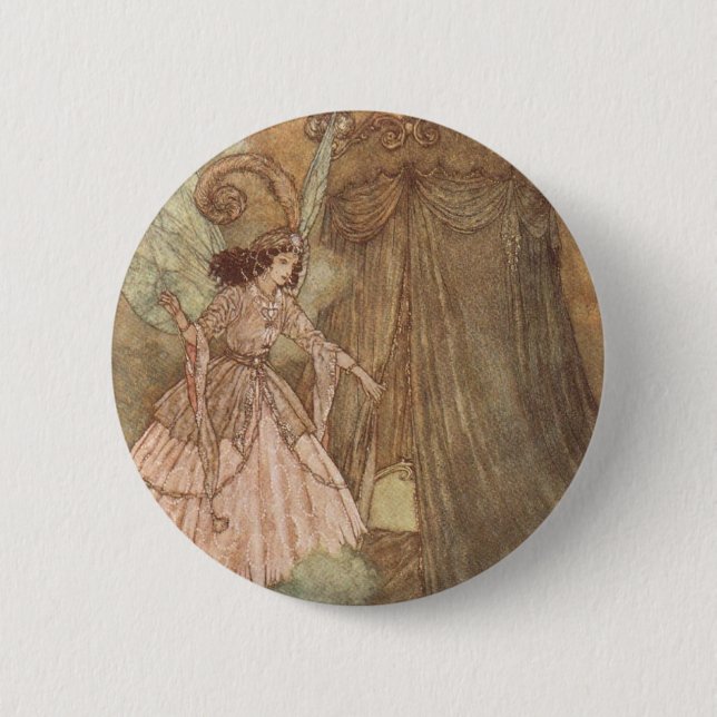 Dulac's Fairy Tales 6 Cm Round Badge (Front)