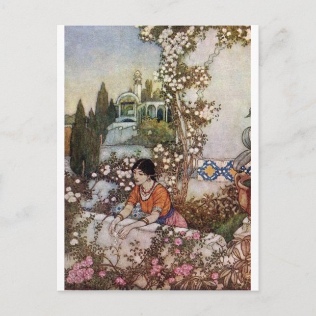 Dulac's Rubaiyat Postcard (Front)