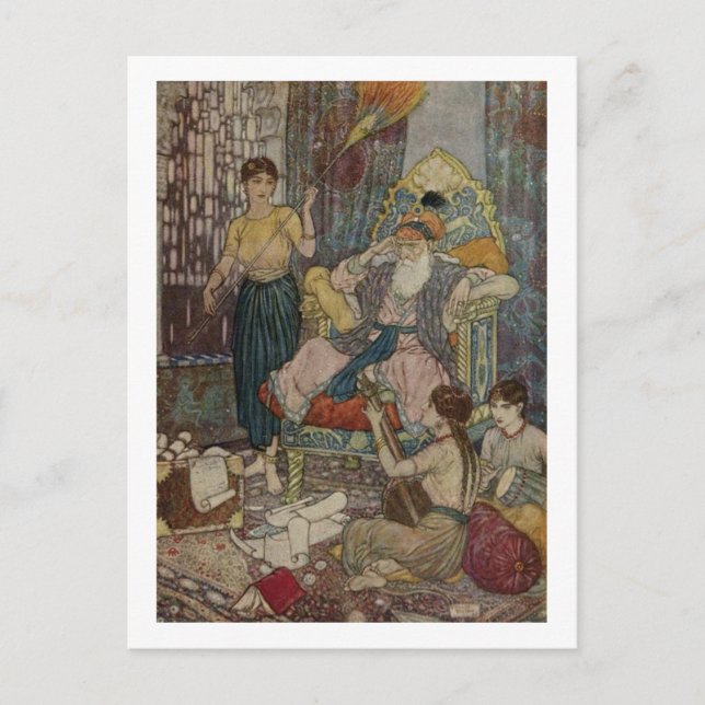 Dulac's Rubaiyat Postcard (Front)