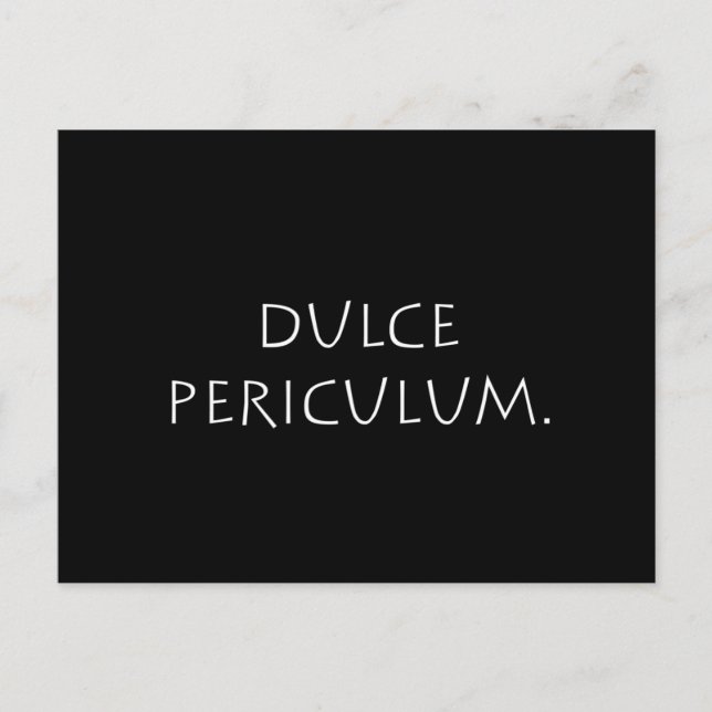 Dulce periculum postcard (Front)