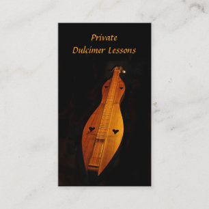Dulcimer Lessons Business Card