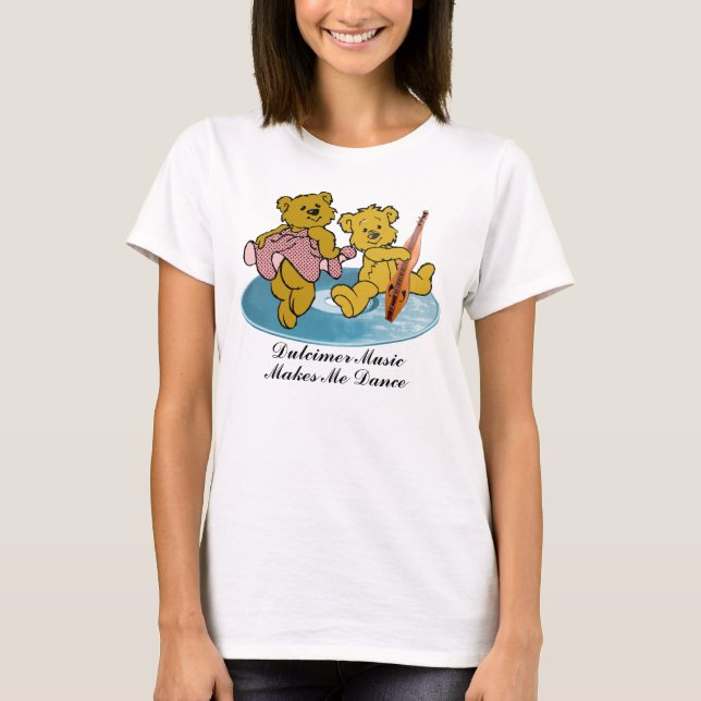 DULCIMER  MUSIC MAKES ME DANCE-T-SHIRT T-Shirt (Front)
