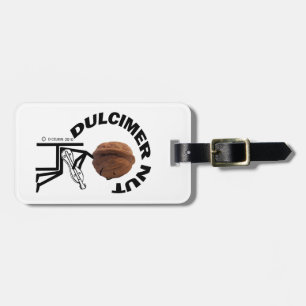 Dulcimer Nut Luggage Tag