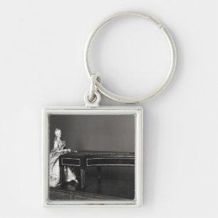 Dulcimer Player Key Ring