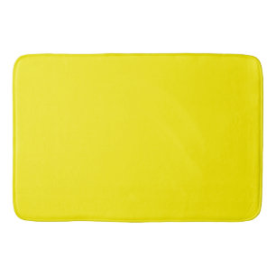 Dull Yellow,Golden Dream,Light Gold, Bath Mat