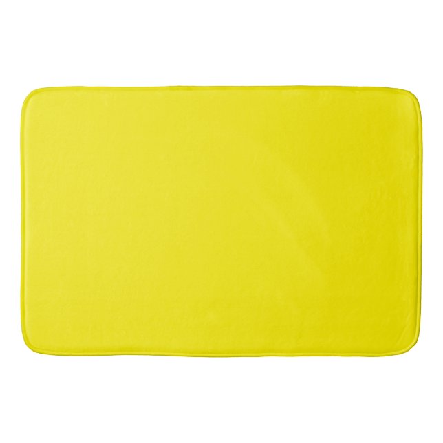 Dull Yellow,Golden Dream,Light Gold, Bath Mat (Front)