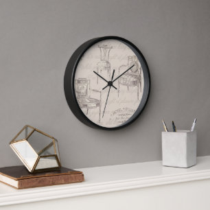 Dulocke Pattern Clock
