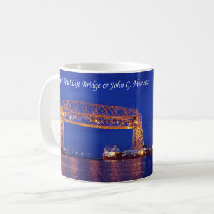 Duluth Aeiral Lift Bridge & John G. Munson mug