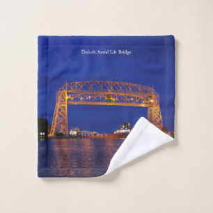 Duluth Aerial Lift Bridge & John G. Munson Bath Towel Set
