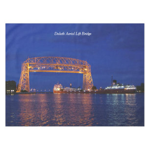 Duluth Aerial Lift Bridge & John G. Munson Tablecloth