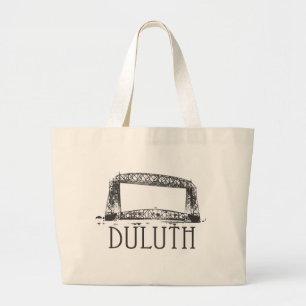 Duluth Aerial Lift Bridge Large Tote Bag