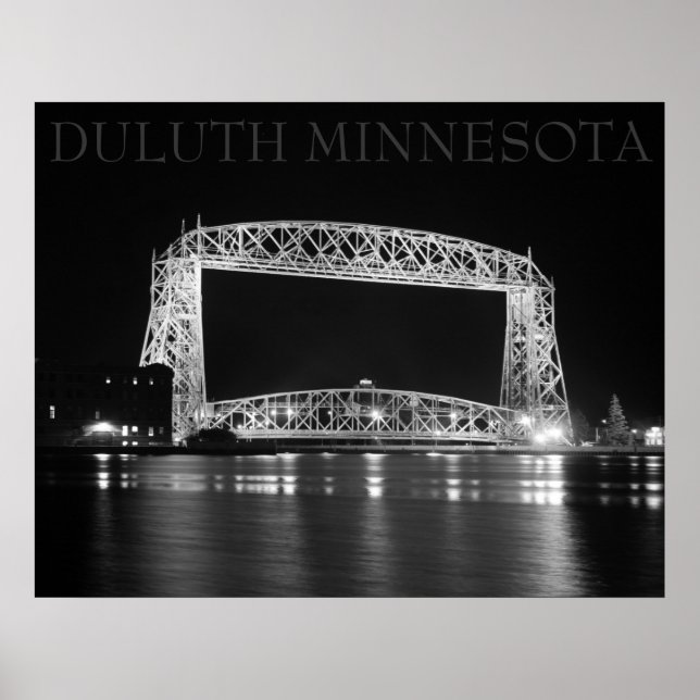 Duluth Aerial Lift Bridge photo Poster (Front)