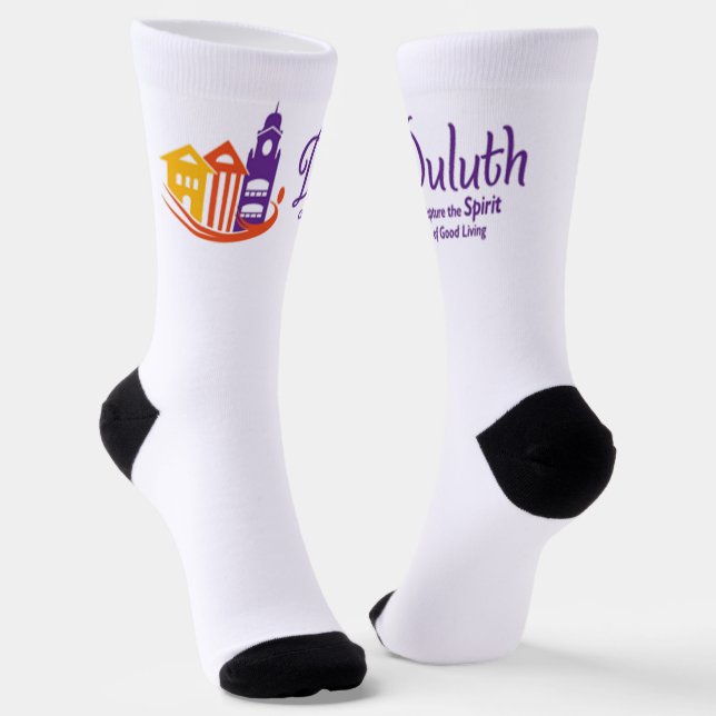 Duluth (Georgia) city flag Socks (Angled)