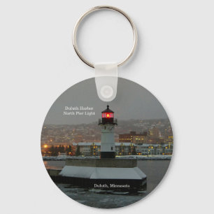 Duluth Harbor North Pier Light key chain
