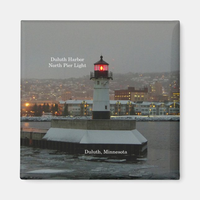 Duluth Harbor North Pier Light magnet (Front)