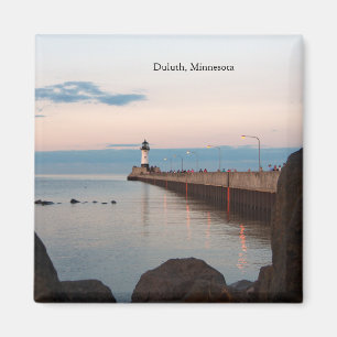 Duluth Harbor North Pier Light magnet Duluth, MN