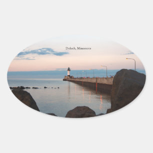 Duluth Harbour North Pier Light sticker Duluth
