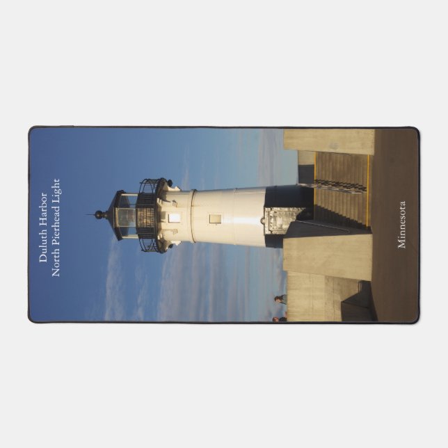 Duluth Harbour North Pierhead Light desk mat (Front)