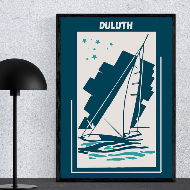 Duluth in Minessota - Vintage Sailing Poster (Creator Uploaded)