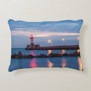 Duluth Lighthouse at Sunrise Decorative Cushion