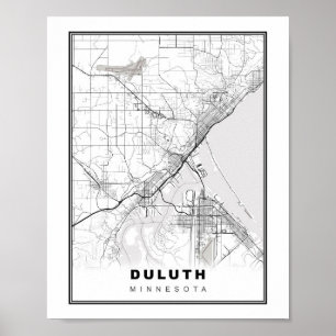 Duluth Map Poster