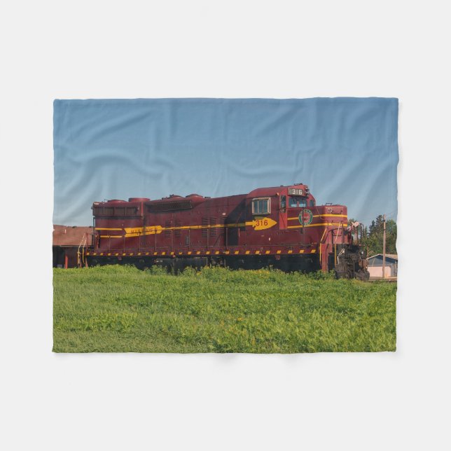 Duluth Mesabi Iron Range Eng 316 fleece blanket (Front (Horizontal))