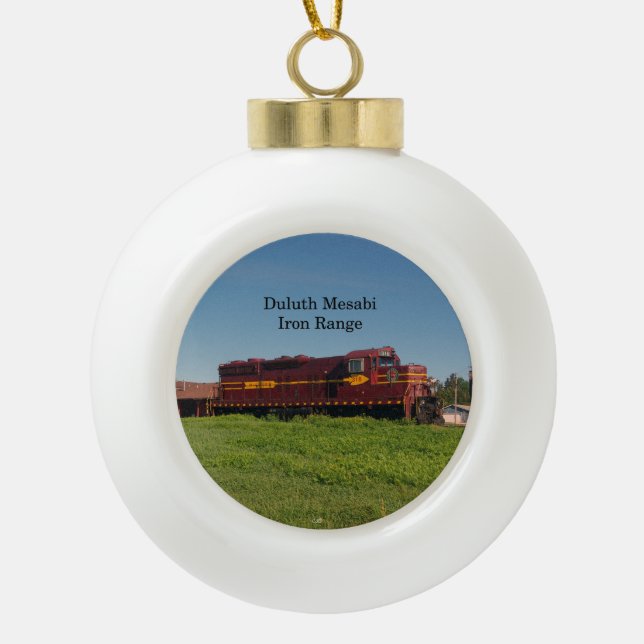 Duluth Mesabi Iron Range Eng 316 ornament (Front)
