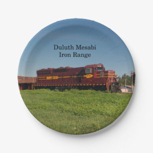 Duluth Mesabi Iron Range Eng 316 paper plate