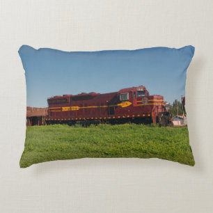 Duluth Mesabi Iron Range locomotive 312 Decorative Cushion