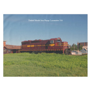 Duluth Mesabi Iron Range Locomotive 316 tablecloth