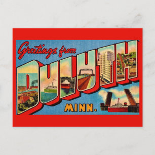 Duluth MI Vintage Postcard